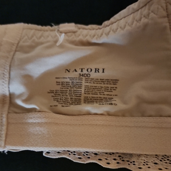 Natori Tan Lace Bandeau Intimates - Picture 2 of 4